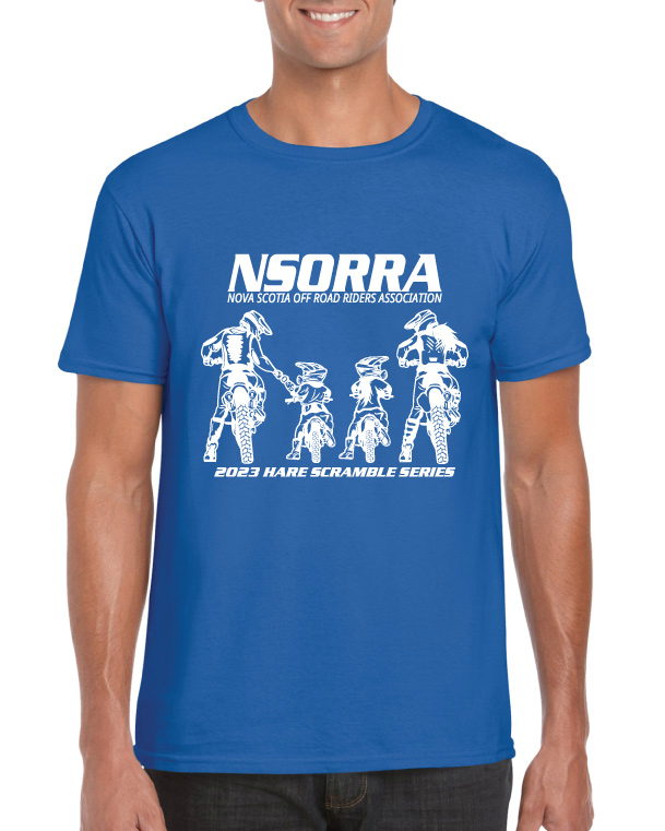 NSORRA race t-shirt front