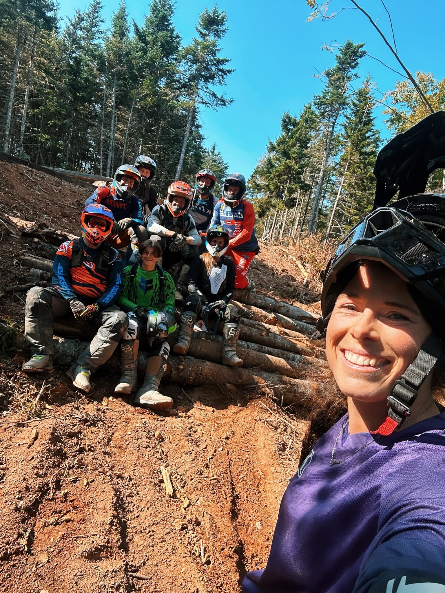 Megs with Enduro 2.0 participants